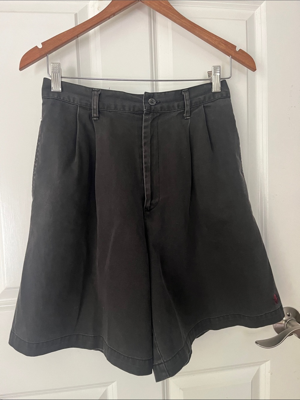 Vintage Ralph Lauren Shorts pleated jorts Highrise retro preppy khaki classic